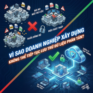 Doanh nghiệp xây dựng cần nhìn lại cách quản lý và lưu trữ dữ liệu để làm việc hiệu quả hơn