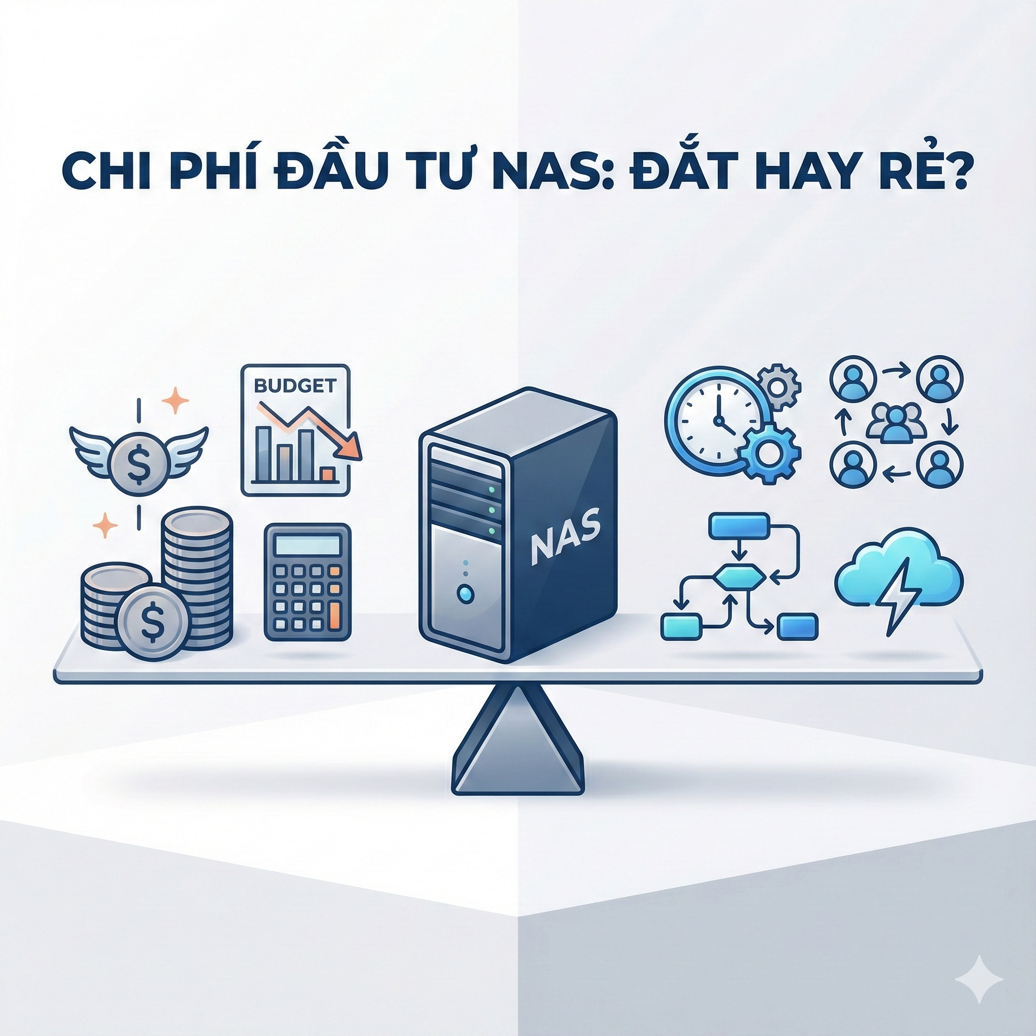 Chi phí đầu tư NAS cho doanh nghiệp xây dựng dưới góc nhìn hiệu quả vận hành