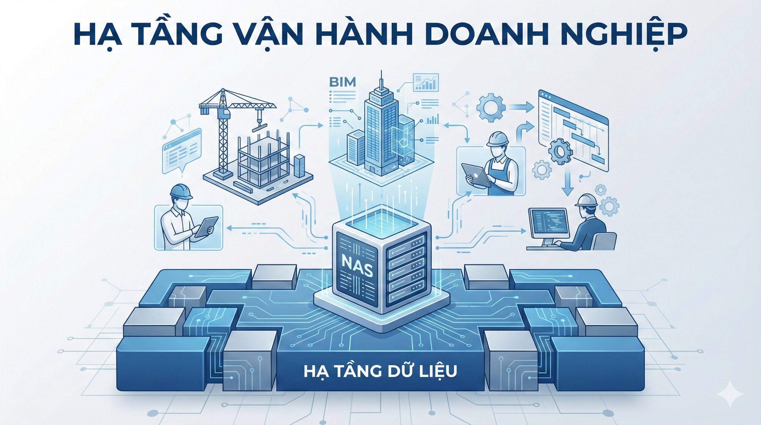 NAS là hạ tầng vận hành dữ liệu cho doanh nghiệp xây dựng trong giai đoạn BIM