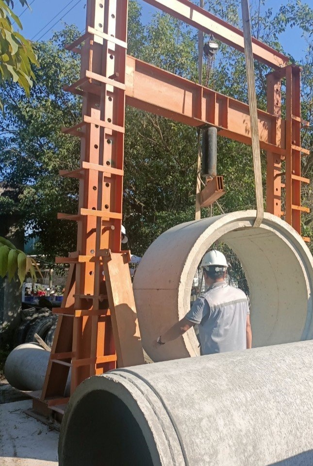 Thí nghiệm nén ép cống 3 cạnh